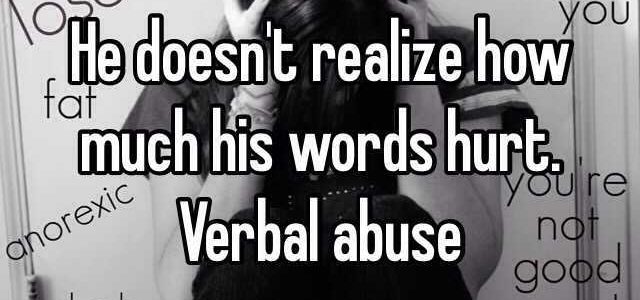 Mental Abuse is just as bad as Physical Abuse Mental Abuse is just as bad as Physical Abuse
